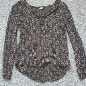 Hollister boho long sleeve